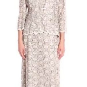 R&M Richards two piece sparkly dress, sz 18